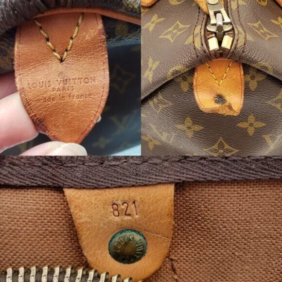 Louis Vuitton Vintage Speedy 30 Monogram Handbag 409-101725 - Picture 15 of 15